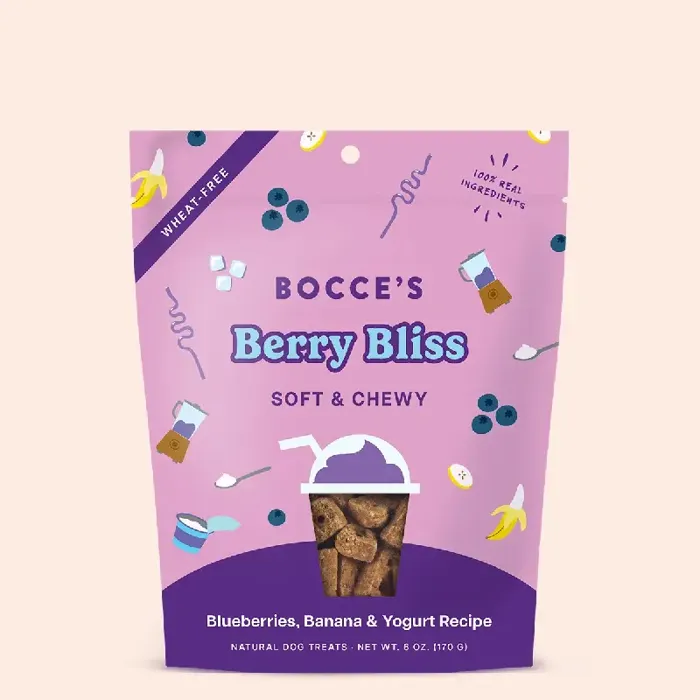 Bocce's Smoothie Soft & Chewy Berry Bliss 6-oz