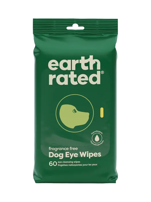 Earth Rated Dog Specialty Eye Wipes 60-ct